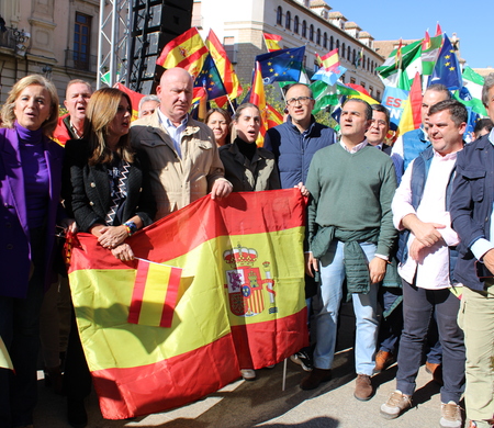 Concentración contra la amnistía 12 noviembre