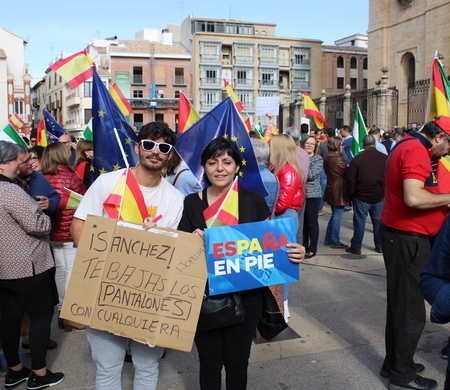 Concentración contra la amnistía 12 noviembre