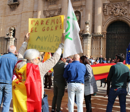 Concentración contra la amnistía 12 noviembre