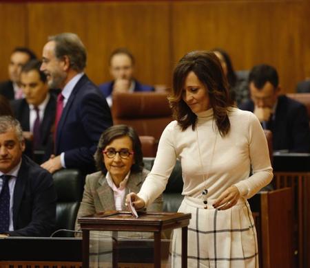 Diputados autonómicos del PP de Jaén en la constitución del Parlamento andaluz 27/12/2018