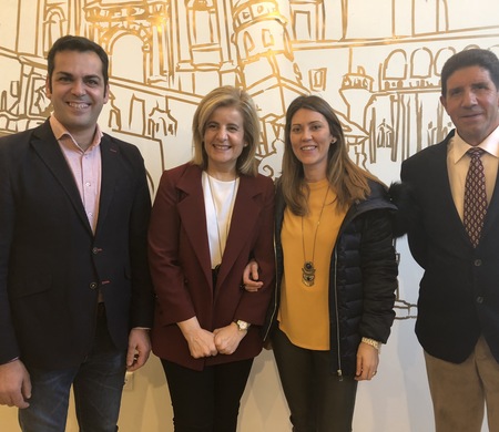 La ministra de Empleo y Seguridad Social, Fátima Bañez, visita Baeza