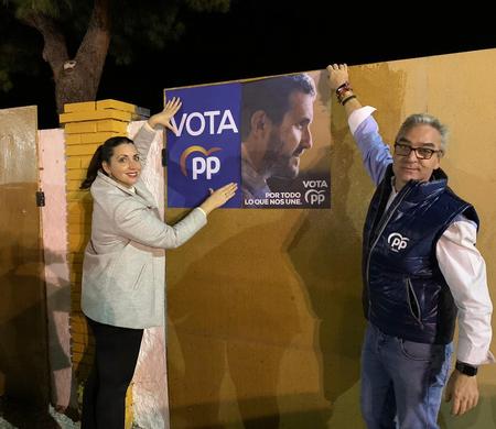 Pegada de carteles Elecciones generales 10N