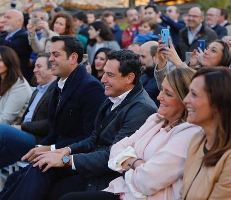 Visita de Pablo Casado y Juanma Moreno a Jaén y Linares 9-11-2018