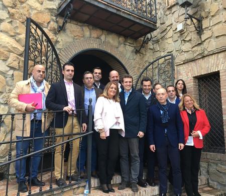 Visita de Pablo Casado y Juanma Moreno a Jaén y Linares 9-11-2018
