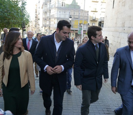 Visita de Pablo Casado y Juanma Moreno a Jaén y Linares 9-11-2018