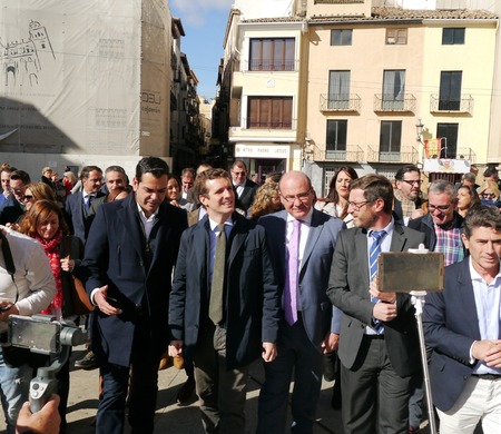 Visita de Pablo Casado y Juanma Moreno a Jaén y Linares 9-11-2018