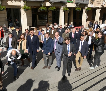 Visita de Pablo Casado y Juanma Moreno a Jaén y Linares 9-11-2018