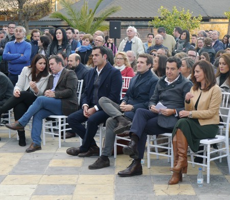 Visita de Pablo Casado y Juanma Moreno a Jaén y Linares 9-11-2018