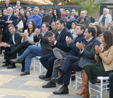 Visita de Pablo Casado y Juanma Moreno a Jaén y Linares 9-11-2018