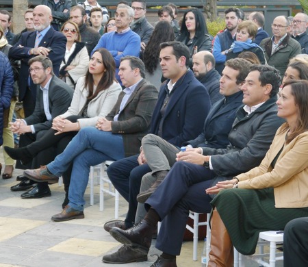 Visita de Pablo Casado y Juanma Moreno a Jaén y Linares 9-11-2018