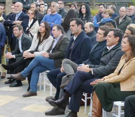 Visita de Pablo Casado y Juanma Moreno a Jaén y Linares 9-11-2018