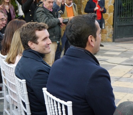 Visita de Pablo Casado y Juanma Moreno a Jaén y Linares 9-11-2018