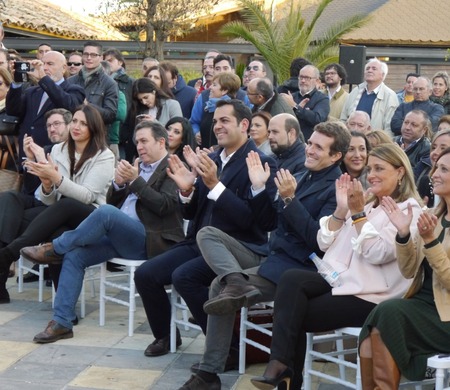 Visita de Pablo Casado y Juanma Moreno a Jaén y Linares 9-11-2018