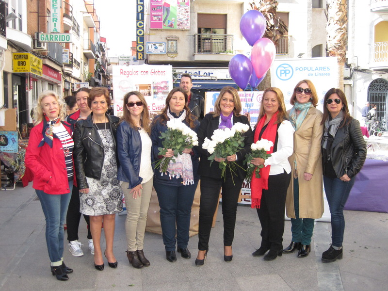 El Partido Popular de Linares conmemora el 8 de marzo con actividades de concienciación y reivindicación por la igualdad real entre hombres y mujeres   
