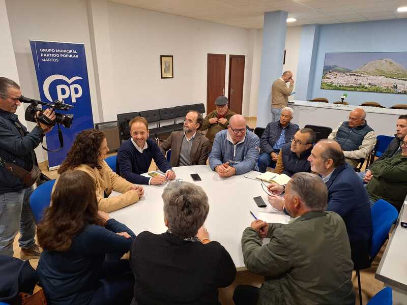 El PP incide en su ‘hoja de ruta’ para sumar Martos “con trabajo e ilusión” a la mayoría de grandes municipios jiennenses con alcalde popular
