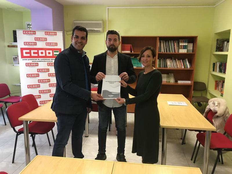 El PP analiza con CCOO “el terrible diagnóstico” de la provincia tras 40 años de gobierno socialista