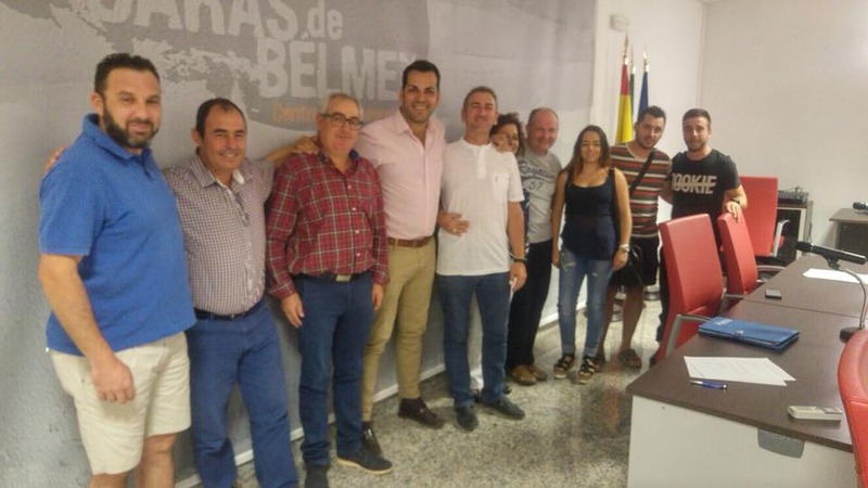 Requena: “No hay congreso grande ni pequeño. Hoy con los compañeros de Belmez, acompañando a Pedro en su reelección como presidente'