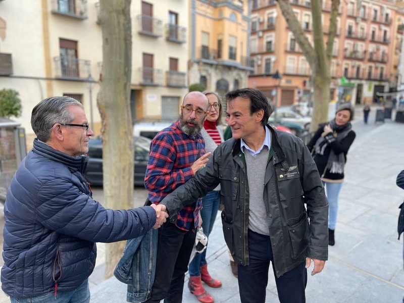 El candidato del PP plantea medidas para reactivar el barrio de San Juan