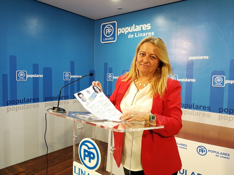 Ángela Hidalgo asegura que “el PP es el único partido que tiene soluciones para los problemas de Linares”