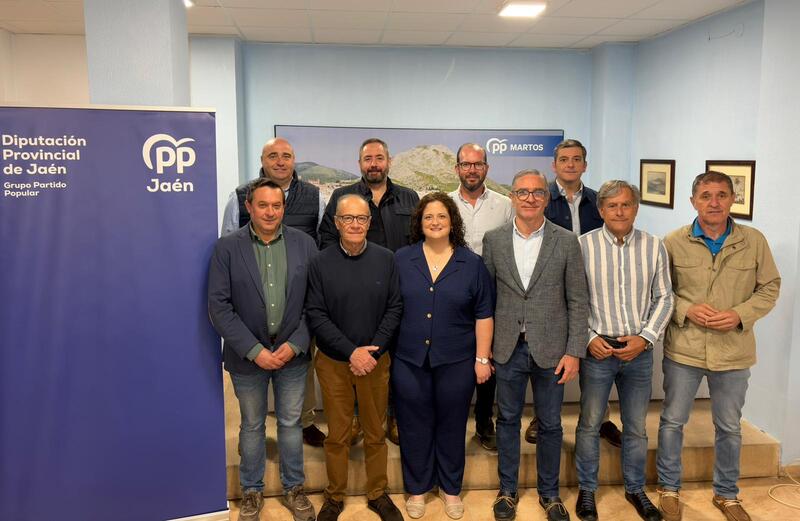 El PP subraya su compromiso con Martos e insta al PSOE en la Diputación a reactivar los proyectos pendientes en la comarca