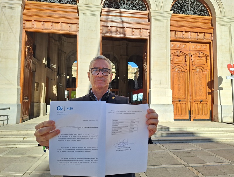 El PP solicita a Reyes por escrito las subvenciones otorgadas por la Diputación a las empresas vinculadas con la ‘Operación Aniche/Anso’