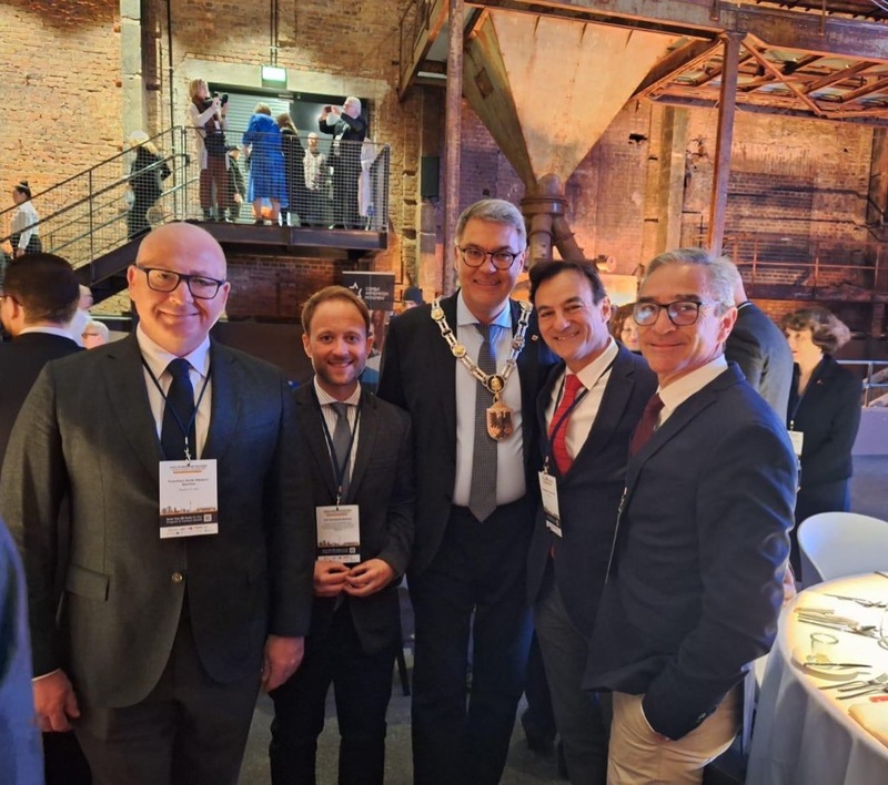 Domínguez participa en la 2023 European Mayors Summit Against Antisemitism