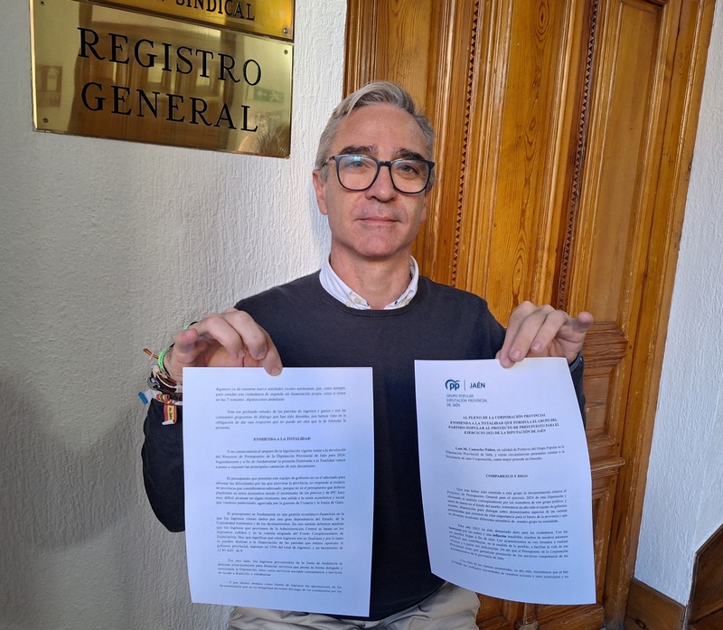 El PP registra una enmienda a la totalidad del presupuesto de la Diputación de Jaén para 2024 por “irreal y desdeñar las auténticas necesidades de nuestros pueblos”
