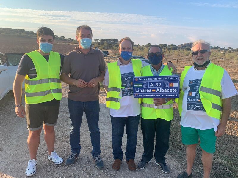 El PP de Jaén inicia una campaña conjunta con el PP de Castilla La Mancha para exigir al Gobierno de Sánchez la agilización de las obras de la A-32