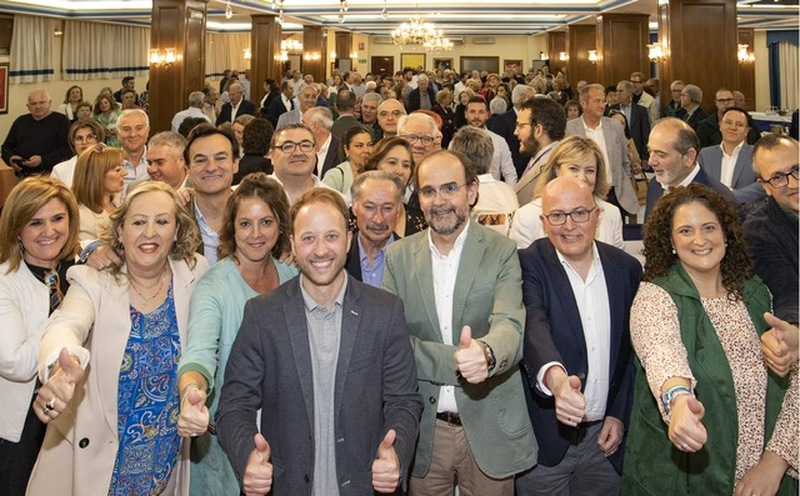  Martos arropa la candidatura del Partido Popular a las municipales del 28M