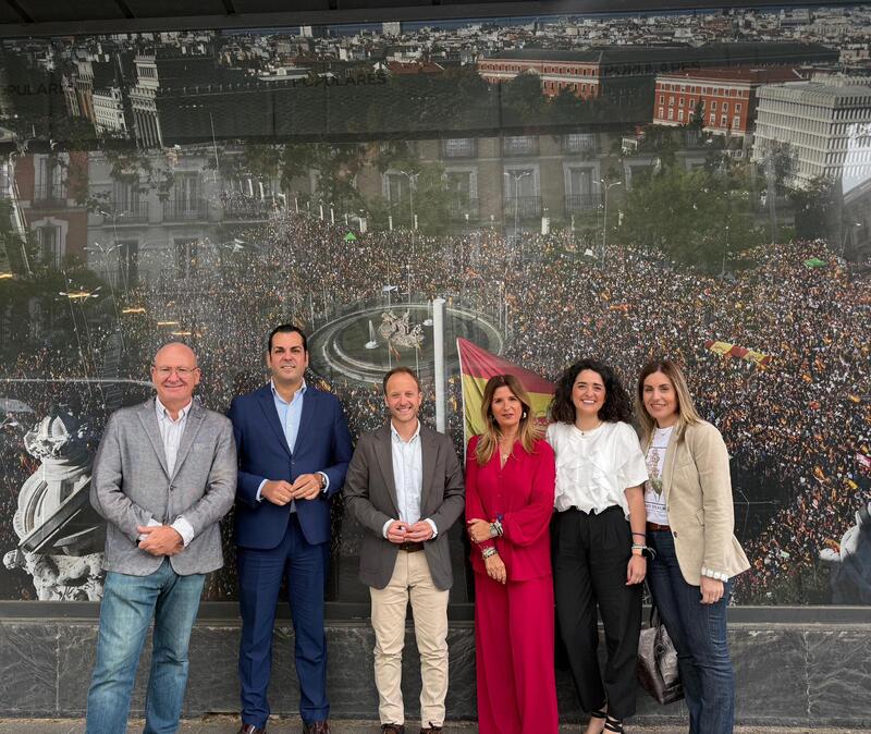 El PP de Jaén está “a disposición de Feijóo para acabar con las mentiras, la corrupción y la incompetencia de Sánchez”