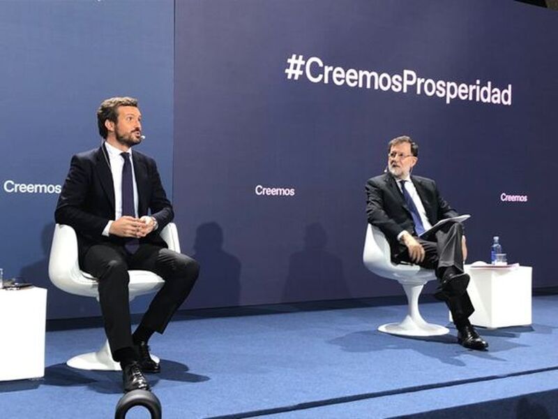 Casado contrapone el programa reformista de Rajoy con el 'legado' de paro y despilfarro que Sánchez dejará al PP