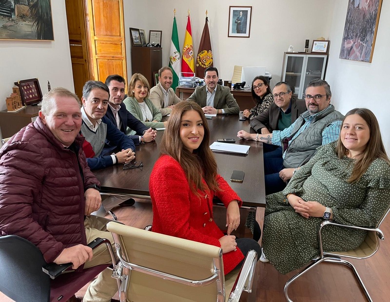 Domínguez y Bonilla recogen las demandas de La Carolina 