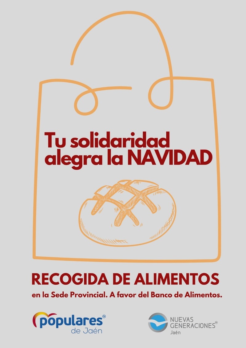 Nuevas Generaciones inicia su tradicional recogida de alimentos 