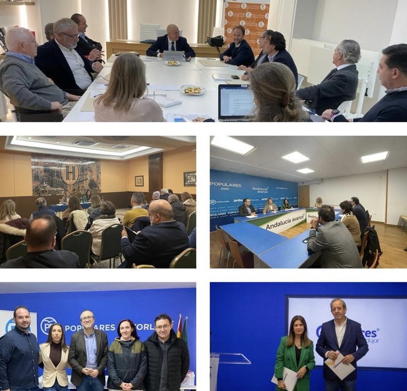 El PP de Jaén recoge propuestas para elaborar las enmiendas a los presupuestos de la Junta para 2023