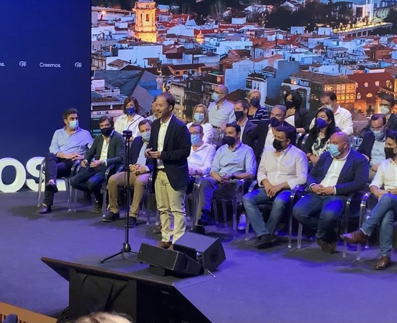 Erik Domínguez defiende el gran potencial de la provincia y afirma que “no descansaremos hasta que Jaén se levante brava”