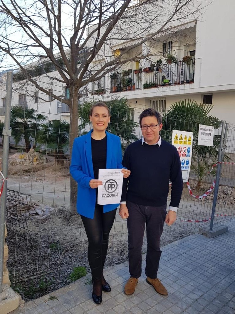 Satisfacción en el Grupo Municipal Popular de Cazorla por el inicio de las obras de mejora en el llamado ‘Ecoparque’ de la calle Maestra Ángeles Lorente