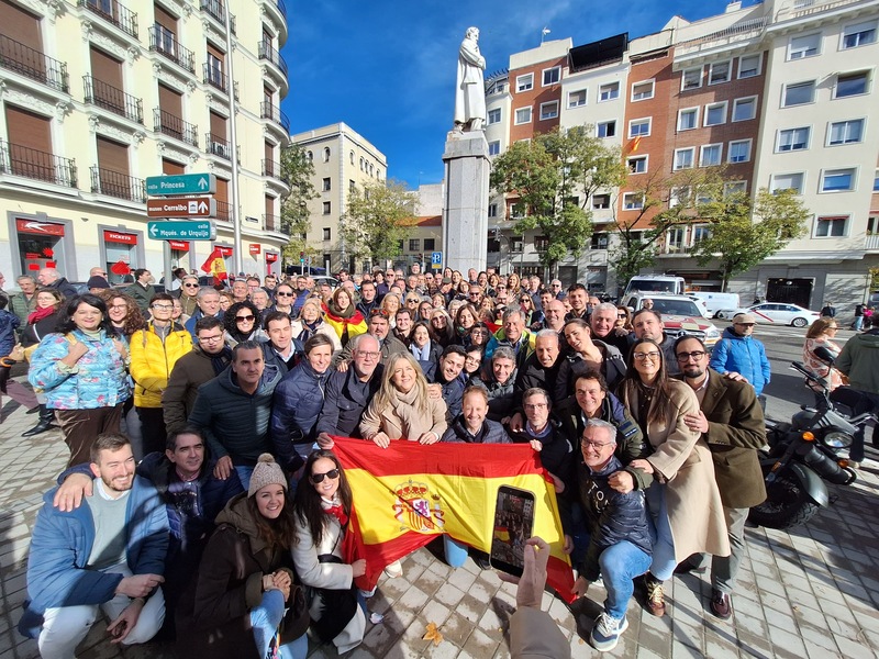 Cientos de jiennenses protestan hoy en Madrid contra el sanchismo: “La corrupción debe salir de Moncloa”