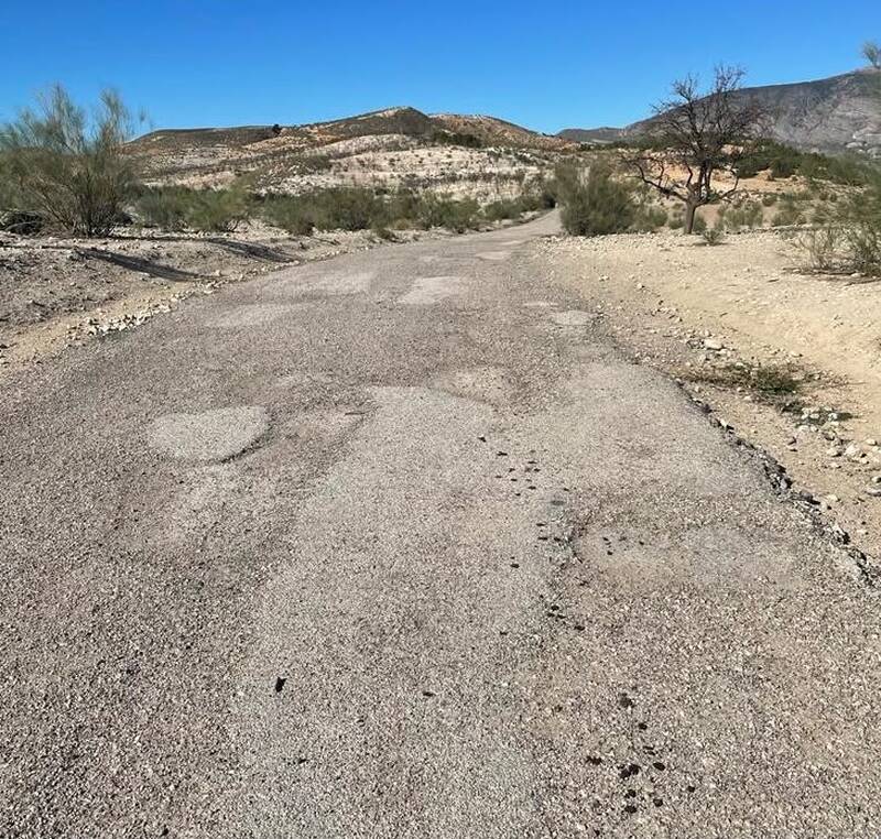 El PP reclama el arreglo integral de la JV-3266 en Hinojares, convertida en un 'camino de cabras' por el abandono de la Diputación