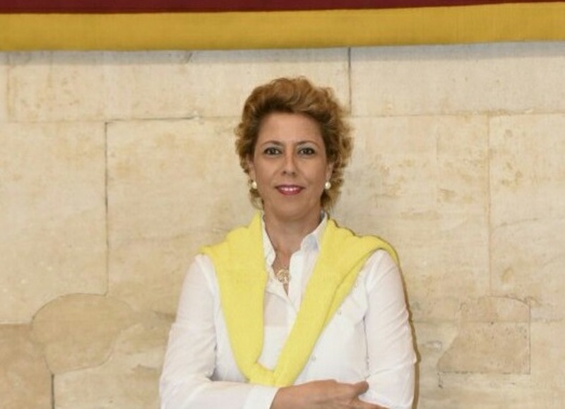 María del Mar Cantero, candidata a la alcaldía por el Partido Popular de Lopera