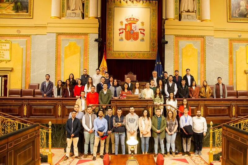 NNGG Jaén visita el Congreso de los Diputados 