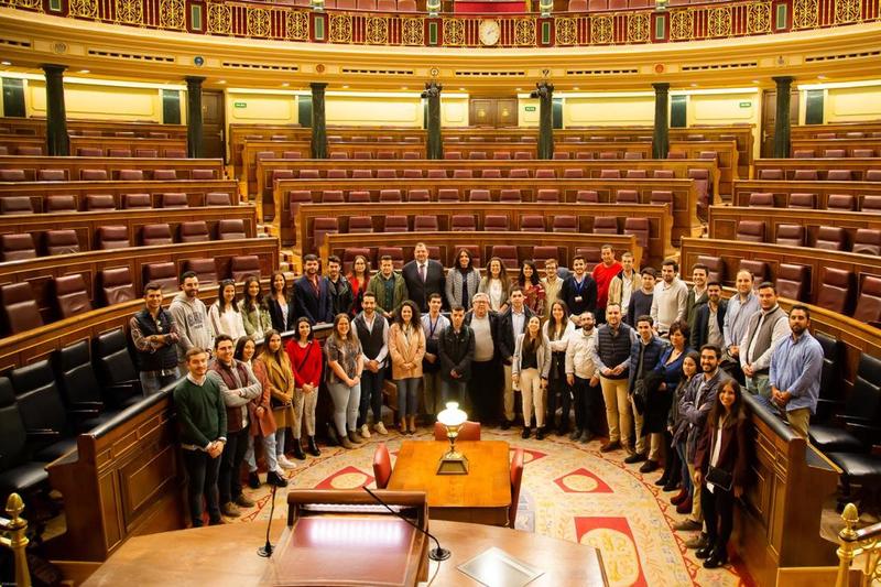 NNGG Jaén visita el Congreso de los Diputados 