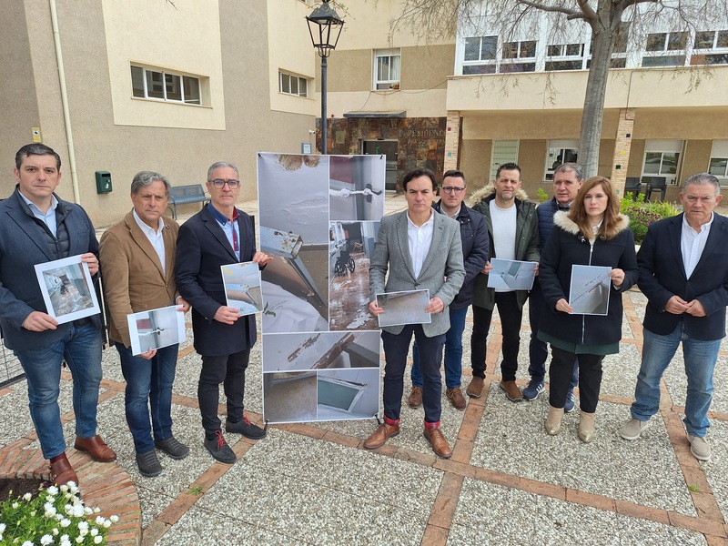 El PP denuncia el deplorable estado de la residencia López Barneo de la Diputación: “Son personas, no animales”