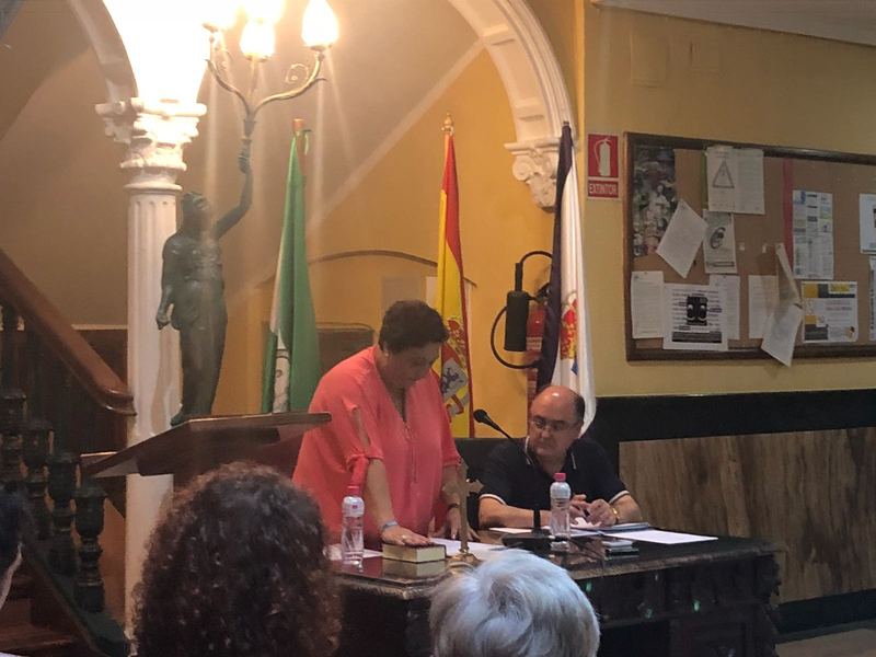 Nogueras, primera mujer alcaldesa en Villanueva del Arzobispo