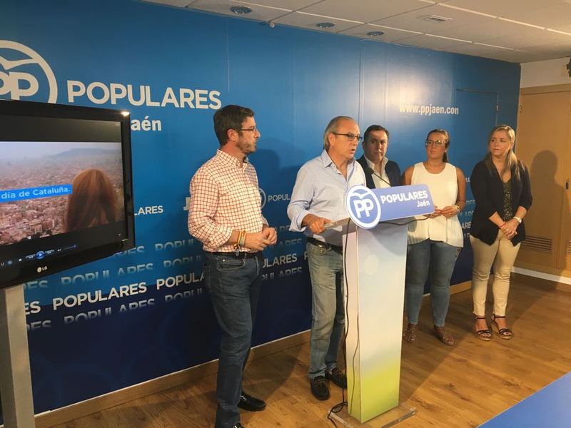El Partido Popular de Jaén y Cataluña reivindican “una España unida y democrática”