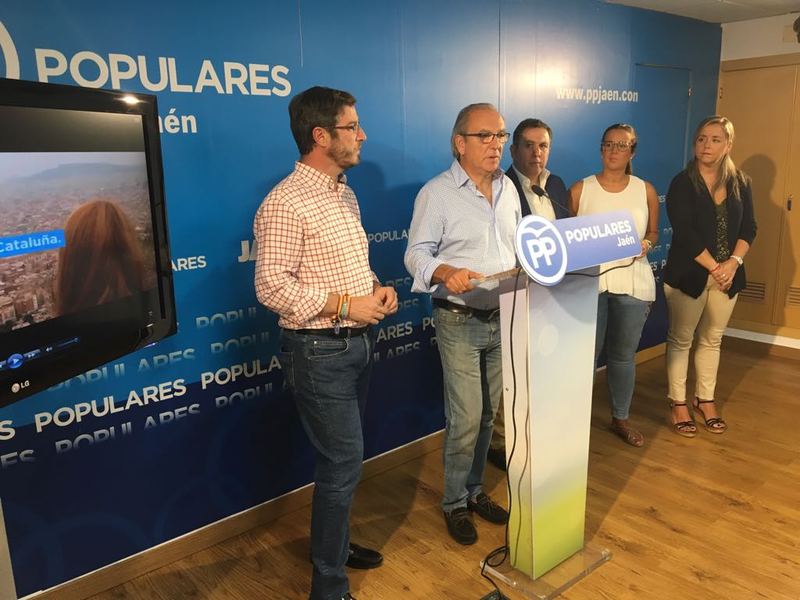 El Partido Popular de Jaén y Cataluña reivindican “una España unida y democrática”