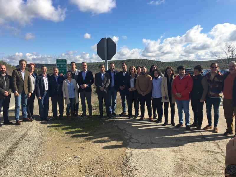 El PP de Jaén y Córdoba “muestran su compromiso firme” con la conversión de la A-306