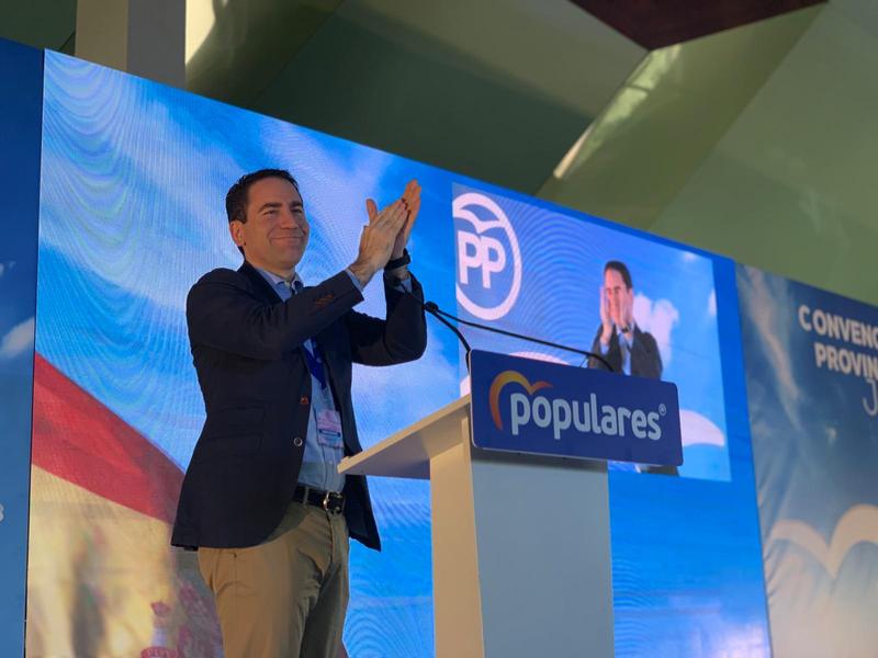 García Egea inaugura la convención provincial del PP de Jaén con una masiva asistencia de público