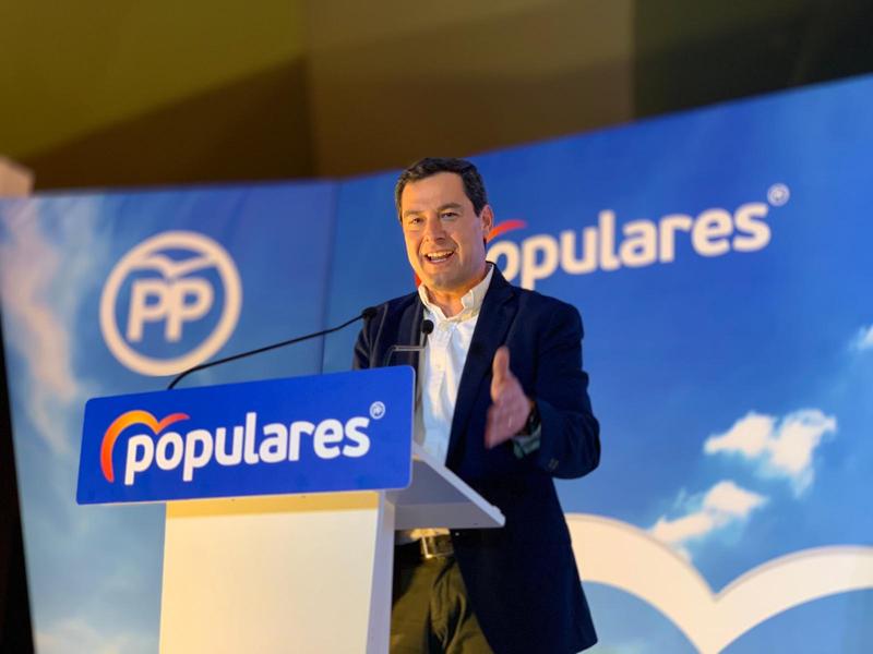 Juanma Moreno: “Apostaremos por esta provincia, porque creemos en Jaén porque tiene talento, carisma, potencial, porque Jaén es un Fórmula 1”