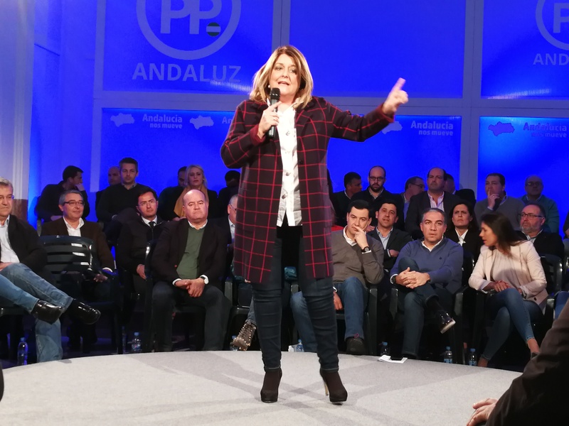 Ángeles Isac, presentada como candidata del PP a la Alcaldía de Linares para las próximas elecciones municipales